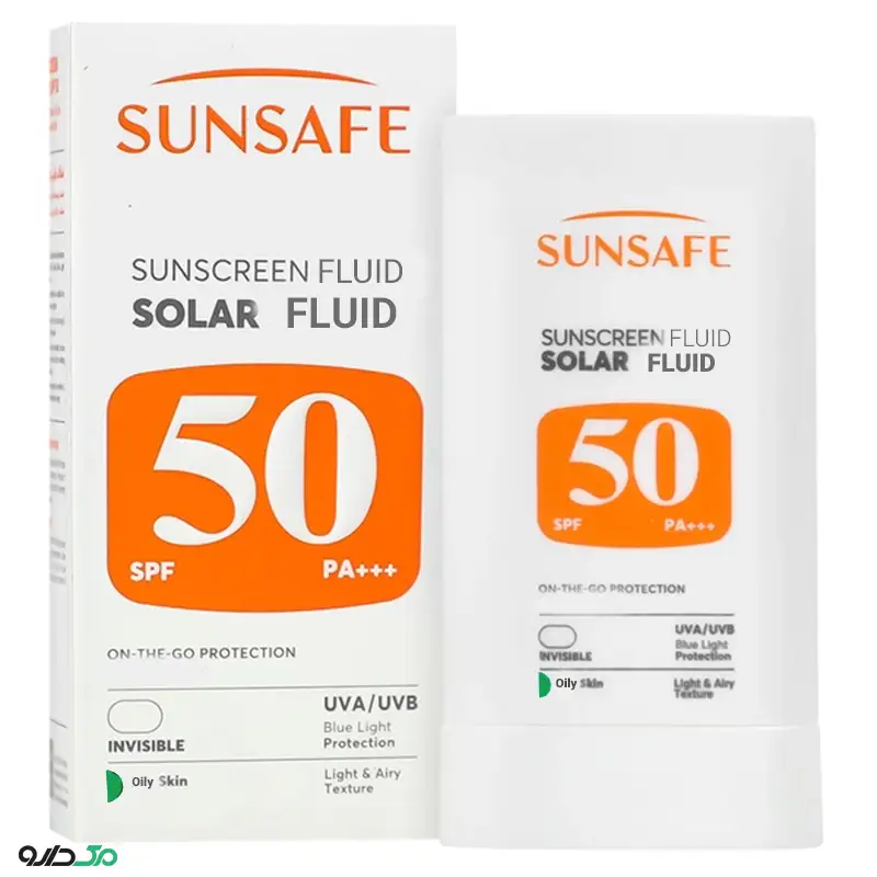 فلوئید ضد آفتاب سولار پوست چرب سان سیف SPF50